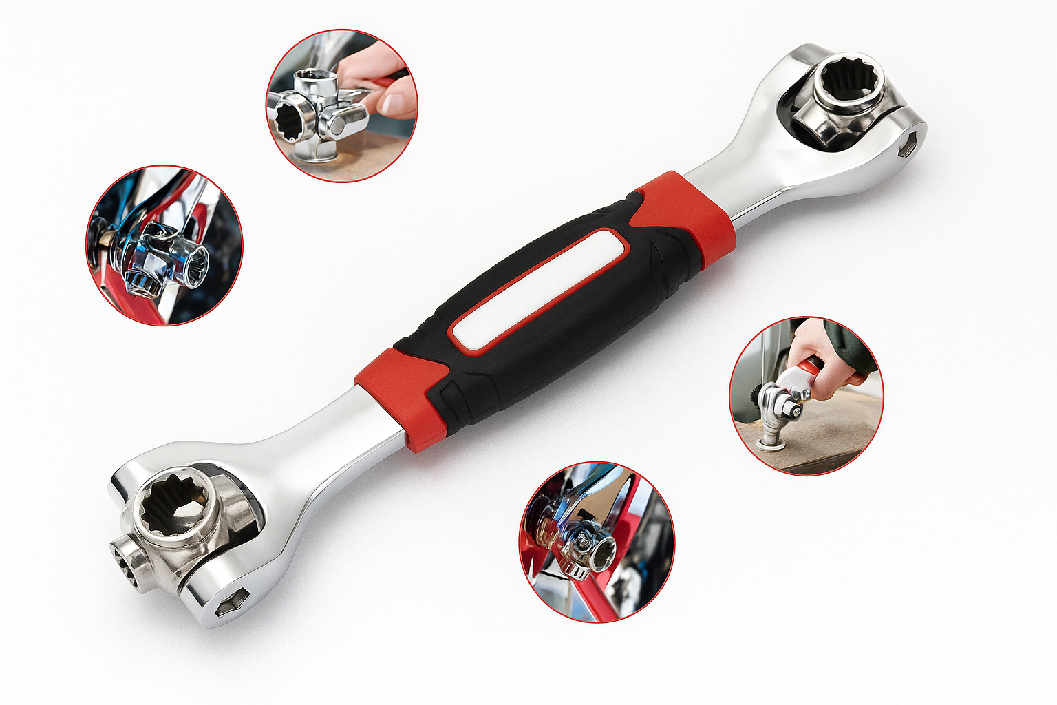 48 in 1 Universal Wrench Adjustable Tool Multi-Function Socket Renge