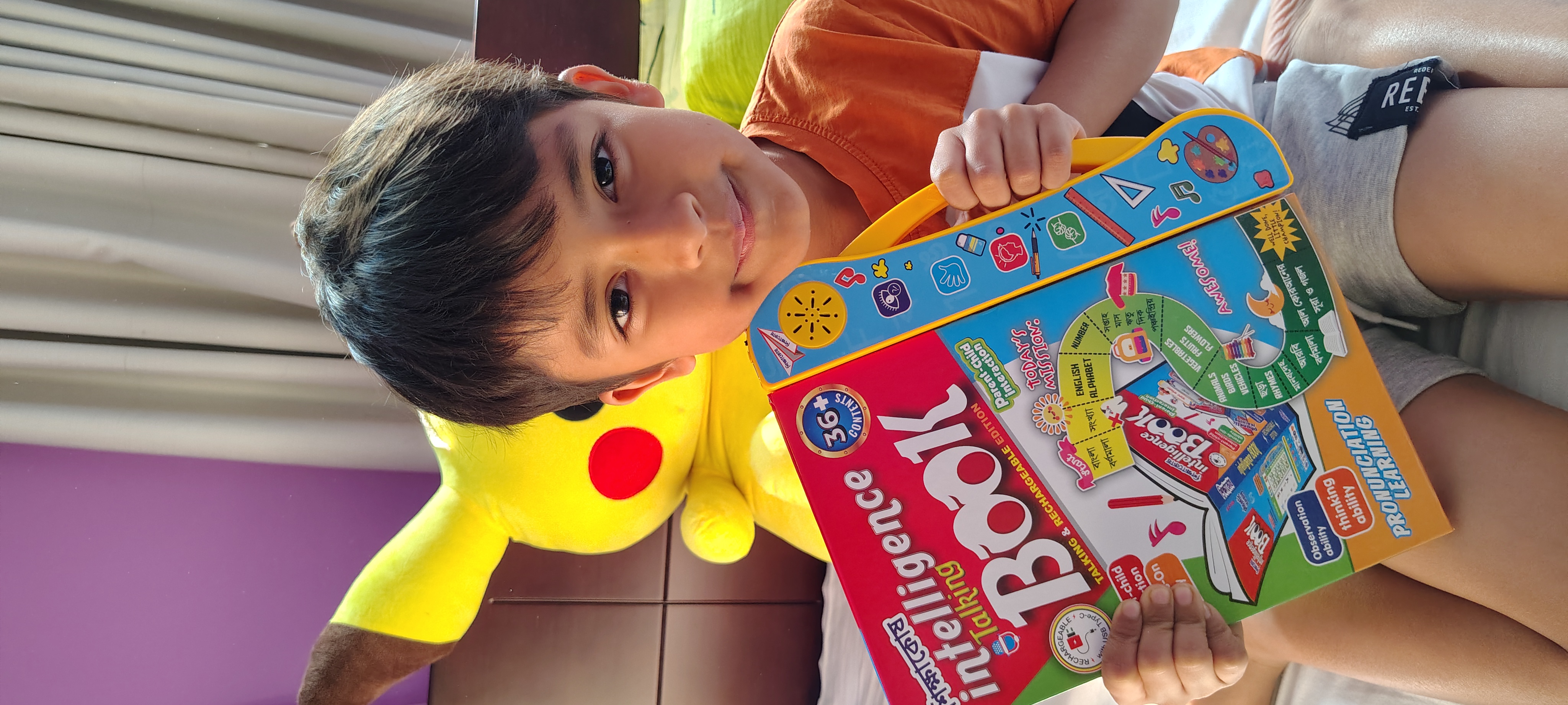 Kids intelligence study book education Touch Reading Sound English learning Book E-book