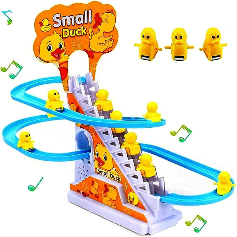 9 pice Duck Climbing Track Toy Set